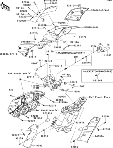 ZR1000 Cowling(1 / 2)(upper)