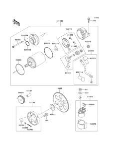 ZX600 Стартер