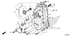 CTX1300 (ABS) Передняя крышка картера