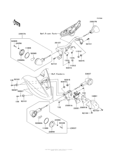 VN900 Turn Signals (Jkavn2D1 7A011497-)
