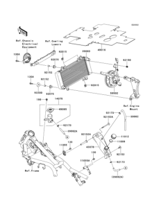 EX250 Радиатор