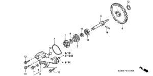 VT125 Водяная помпа