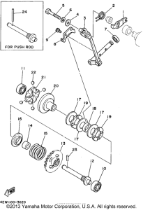 WR250Z Регулятор,вед .звезда