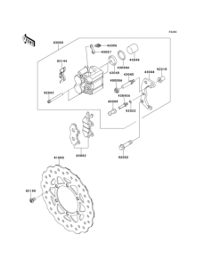  Передний тормоз