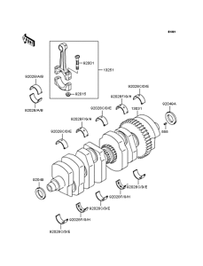 ZR1100 Коленвал
