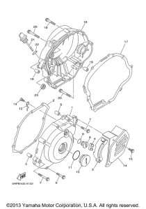 TTR125LS Боковые крышки