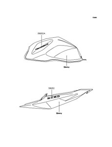 ZR750 Наклейки