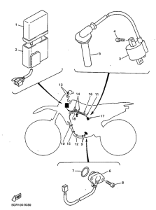YZ400F Электрика 1