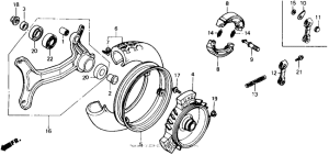 CH250 Переднее колесо