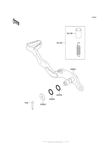  Педаль тормоза