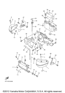 XVZ1300TFM Боковые обтекатели