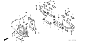 CBR900RR Воздушный клапан всасывания