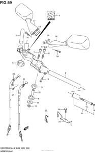 GSX1300R (ABS) Handlebar (Gsx1300Ral4 E33)