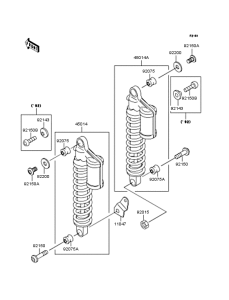 ZR1100 Подвеска  /  амортизатор