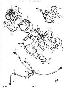 GT200 Спидометр-тахометр