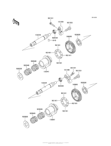 ZG1400 Валансирный вал