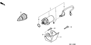 PK50S Стартерный мотор