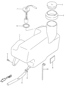 UX50 Бак масляный
