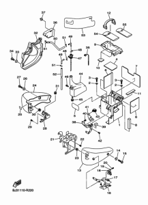 XVS1300CU Боковые обтекатели