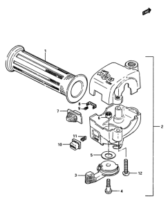 CS125 Left handle switch