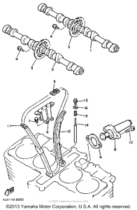 FJ1200TC Цепь механизма газораспределения