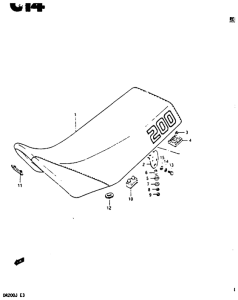 DR200 Пружина
