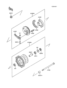 KX60 Переднее колесо