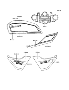 ZR400 Наклейки
