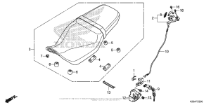 MSX125 Сиденье