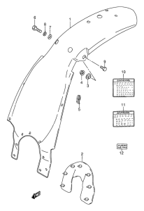 DS80 Заднее крыло