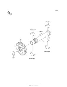 EJ800 Валансирный вал