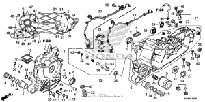 NSS300 (ABS) Картер двигателя