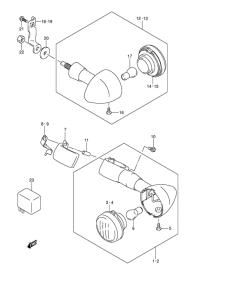 VZ800 Поворотники