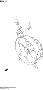  Вентилятор радиатора