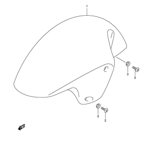 GSX1300R Переднее крыло
