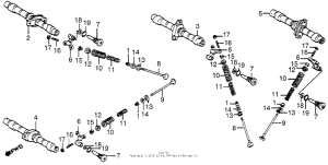 VF750C Распределительный вал и клапана