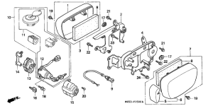VF750C Карбюратор side cover