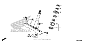 VT1300CT Траверса нижняя