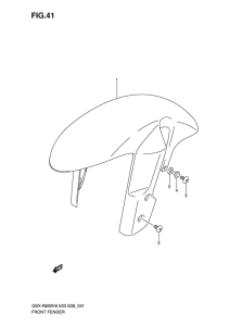 GSX-R600 Переднее крыло