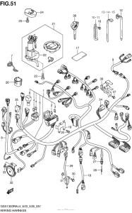 GSX1300R (ABS) Wiring Harness (Gsx1300Ral4 E28)