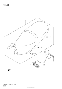 DL650 (ABS) Сиденье