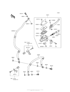 EX650 Главный тормозной цилиндр