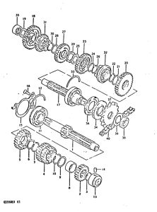 GS550 Трансмиссия