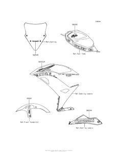 EX650 Decals (Black)(Khf)