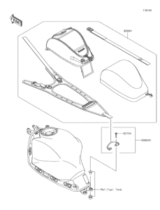 EX650 アクセサリ(タンク バッグ)