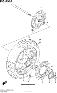 AN400 (ABS) Переднее колесо