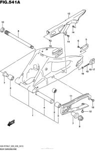 GSX-R750 Rear Swingingarm