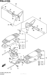 VL1500T Footrest (Vl1500Tl7 E33)