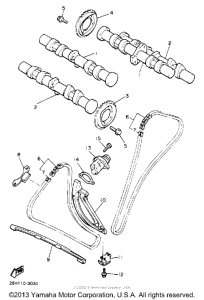 XVZ12DWC Camshaft - chain
