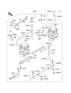 ER500 Carburetor assy